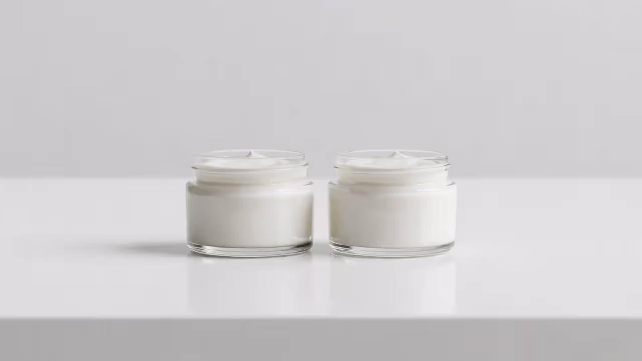 Comparison of two topical cream formulations representing estriol and estradiol face creams