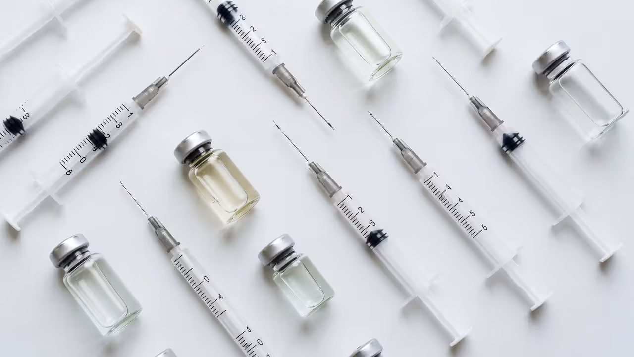 Aesthetic injectable tools representing chin enhancement treatment options