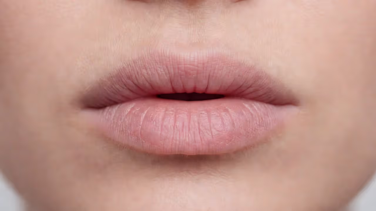 Lip appearance during the deflation stage of filler dissolution, days 2 to 4